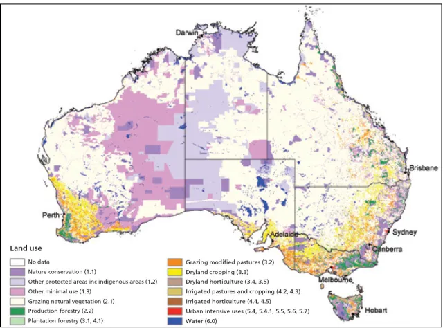 Figure 3. Land use mapping at national scale for the National Land & Water Resources Audit ALUM Classification (v6) 