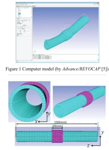 Figure 1 Computer model (by Advance/REVOCAP [5]). 