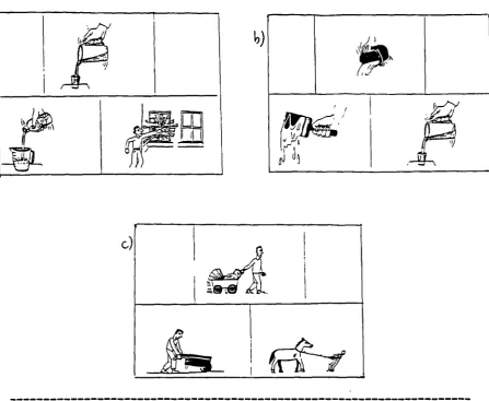 Figure 10.2 Examples from the Event Perception Test