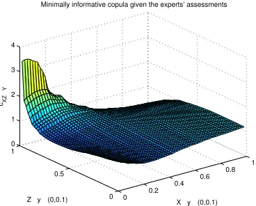 Table 2: The constraints and corresponding Lagrange multipliers associated with the con-ditional minimal informative copula between T | M ∈ (0, 1) and B | M ∈ (0, 1) for eachbin
