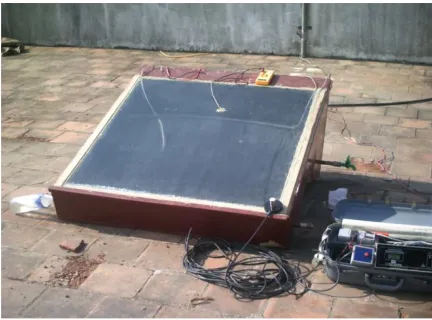 Fig. 1 shows the photograph of a floating cum tilted wick type solar still of area 1m2