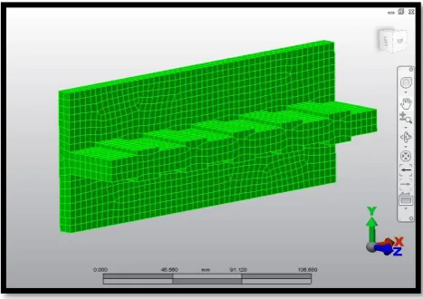 Fig. 3: (a)                  Analysis of Fin for Heat Transfer with Simulation Software
