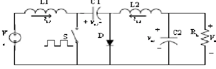 Fig. 4: Equivalent Circuit of a Boost Converter   