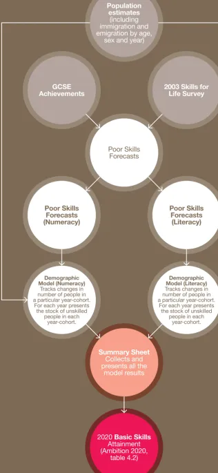 Figure 4.1: Basic skills model overview
