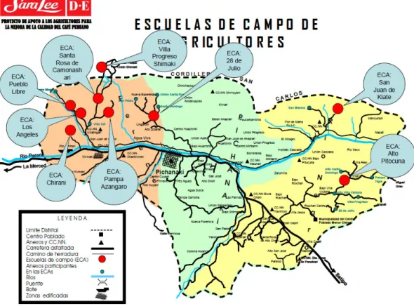 Figure 3: Overview of the Farmer Field Schools 