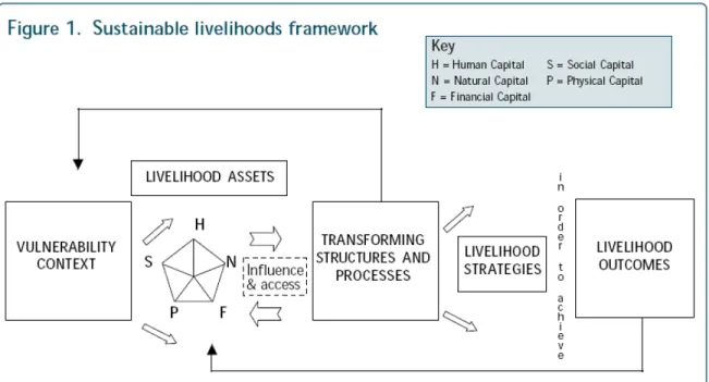 Figure 9:  Sustainable Livelihood Framework  