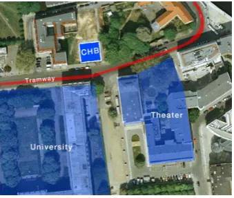 Fig.  2 Spatial overview of location around CHB 