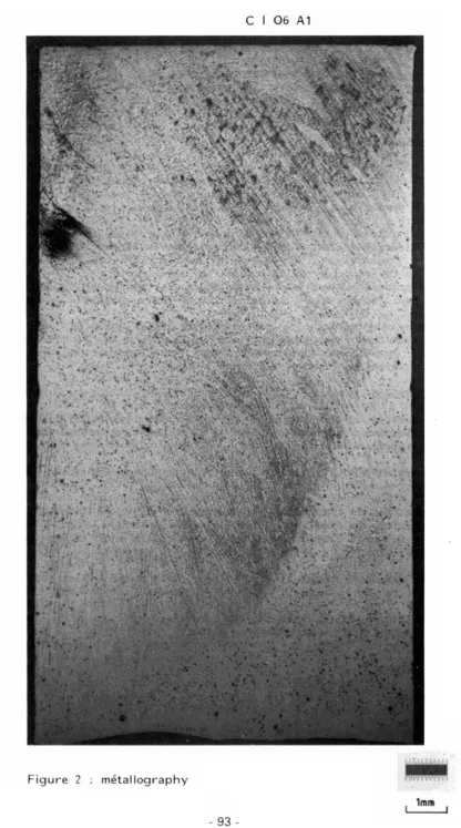 Figure 2 : métallography 