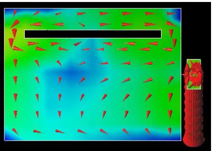 Fig.7 (b) Surface current distribution at 5.52GHz 