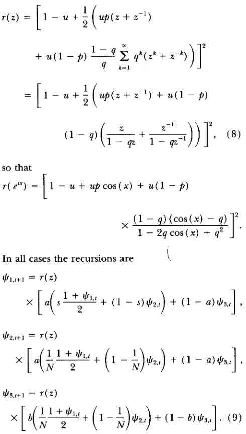 Table n/(n 1 shows  values  of the functions tr and M de- fined as 