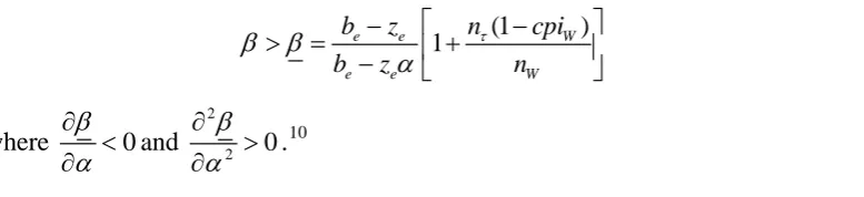 Figure 1, this corresponds to the situation where the horizontal zero employment line, there 