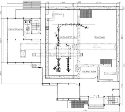 Figure 1. Ground Floor Plan of Experimental facility considered in the study 