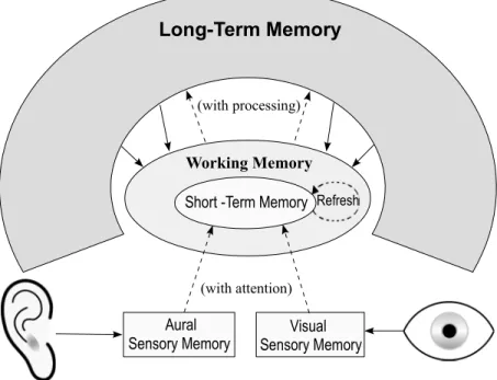Figure 5.1 - Sensory / Short-Term / Working / Long-Term Memory