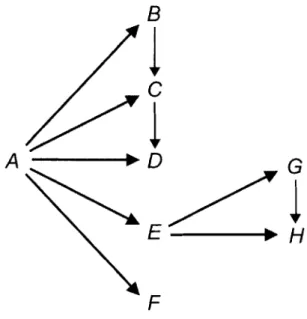 Figure 12.1  Example of  an organizational network 