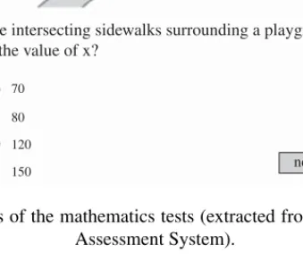 Fig. 3. One of the non-routine items of the mathematics tests (extracted from the Massachusetts Comprehensive Assessment System).