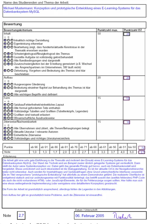 Figure 2: An Acrobat/PDF form sheet for thesis reviewing 