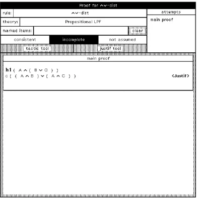 Figure 2.4: The Template Proof for ∧∨-dist