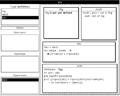 Figure 2.10: The Spec Tool