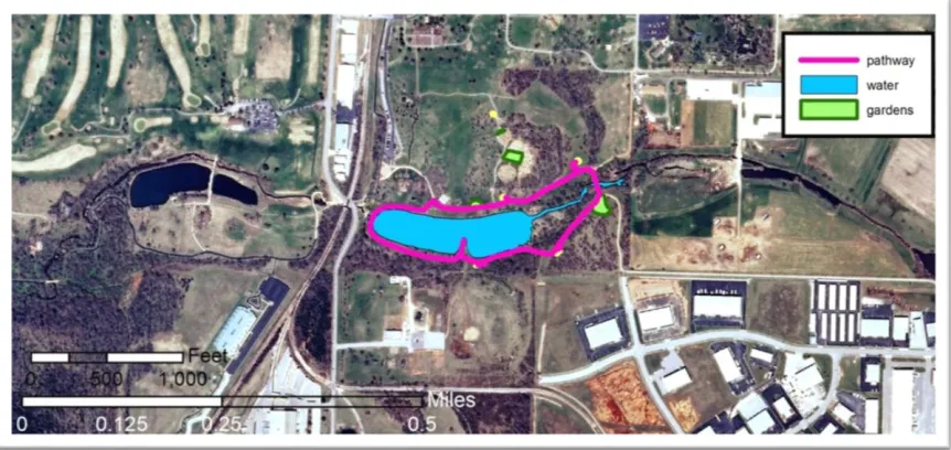 Figure 4-3: Aerial of Springfield Pathway 