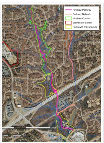 Figure 4-5: Aerial Showing Cary Pathway 