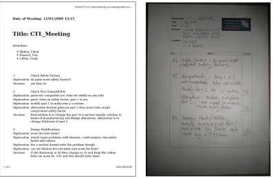 Figure 5. KEN ‘Minute’ Record vs. Traditional Paper-based Minute Record 