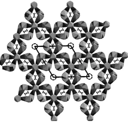 Fig. 6The structure of LiTispheres.grey octahedra, and PS2(PS4)3 is composed of an edge-sharing array of TiS6, shown in4 units, shown as black tetrahedra