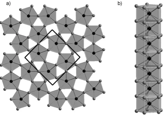 Fig. 7(a) The structure of Mncentre of pentagonal prism of gallium, shown as grey spheres