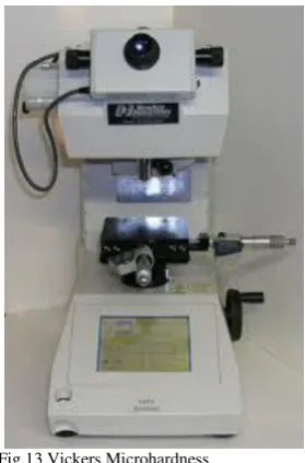 Table 1 shows the microhardness test results conducted at different zones 