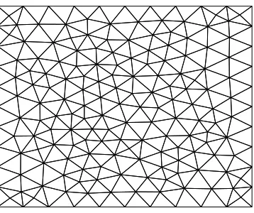 Figure 2.1 Example of Rectangular Unstructured Mesh.