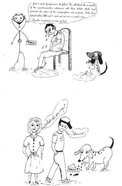 Figure 4. What the Doc say? Source: Cartoon hand drawn by V. Close  