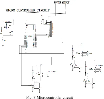 Fig. 3 Microcontroller circuit  