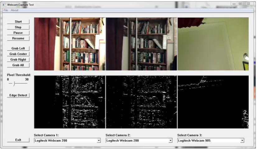 Figure 5.3: Final image capture platform GUI