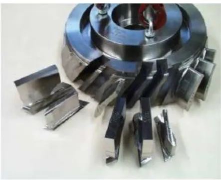 Figure 5 shows the pre-machined BLISK demonstrator after extraction of blade-blocks. Those blade-blocks were post-weld heat-treated prior to the machining of the specimen blanks