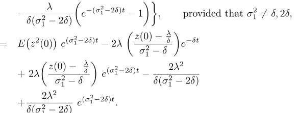 Figure 2. HIV in vivo virus dynamics deterministic diﬀerential equation