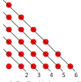 Figure 8. T 2 – T6 with the rows outlined 