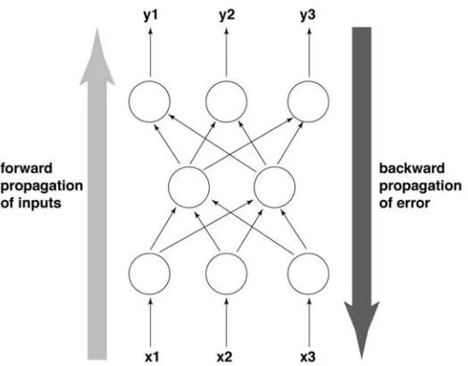 Figure 3-4:  The Two-Phase Procedure for a Backpropagation Neural Network. 