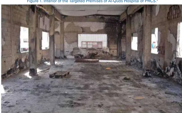 Figure 1. Interior of the Targeted Premises of Al-Quds Hospital of PRCS. 5