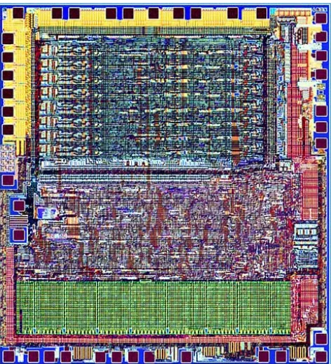 Figure 1.1 An example of System-on-a-Chip (SOC) [Temple 02] 