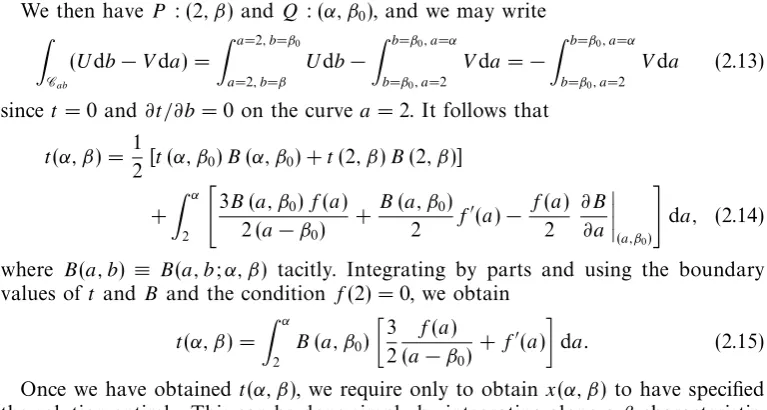 Figure 2 shows the physical form of the solutions for the depth h(x, t) and velocityu(x, t), for two values of k within the range considered by GB07