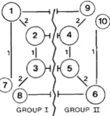 FIGURE 6,”Separation of the set of circles of Figure and redundant circles (from dimeric form circles contains master circles subgroups