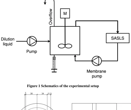 Figure 1 Schematics of the experimental setup 