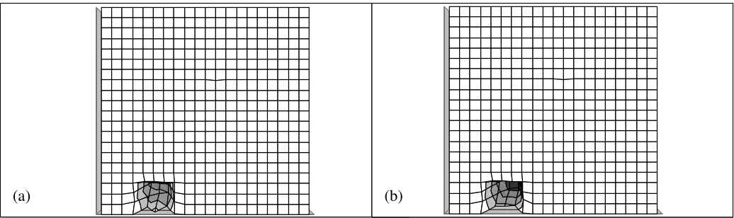 Figure 8. Another perspective of the local index Fs for side defect (a) level 1, (b) level 2 