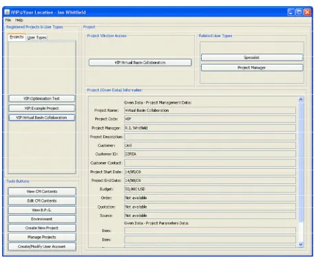 Figure 6. VIP-V user interface. 