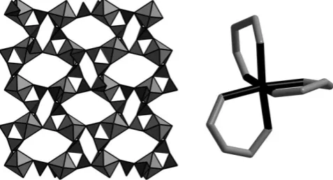 Fig. 3The framework of Narepresented by light and dark polyhedra, respectively. The [TbSiL3TbSi3O9 is composed of TbO6 octahedra and SiO4 tetrahedra6O9] unit forms a chiral-Co(en)33+ unit.45