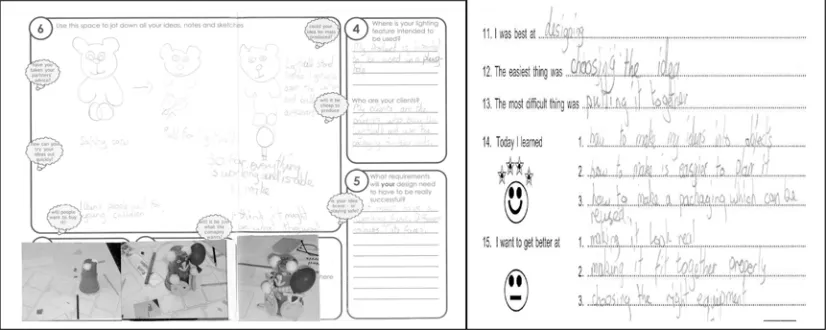 Figure 4.Sample statements from Activity booklets 1 & 2 by improved learner  