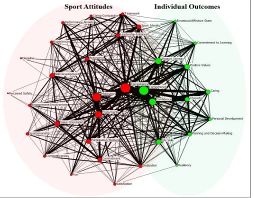 Figure 1.2. Sport attitudes and individual outcomes 