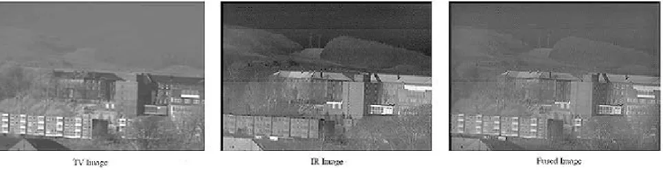 Fig. 3. Example of source and fused images.