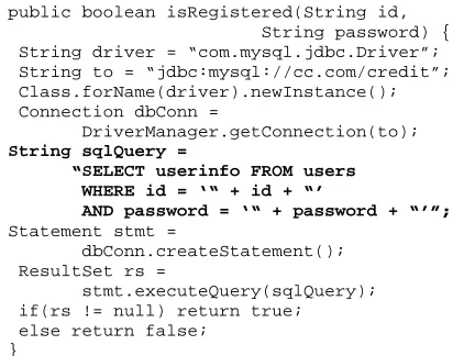 Figure 1: An example of SQL query. 