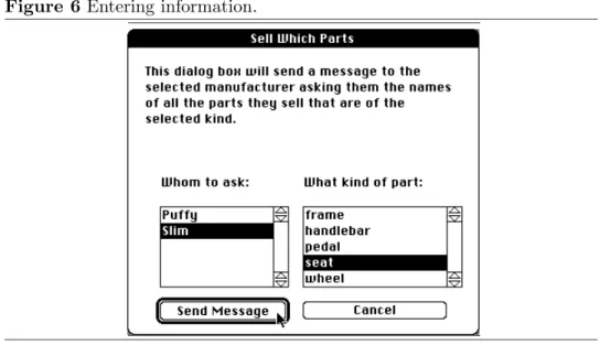 Figure 6 Entering information.