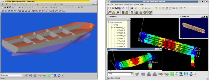 Figure 1 Example of the SALOME application 